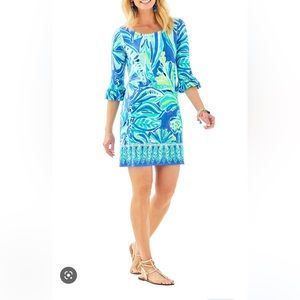 Lilly Pulitzer Sophie Dress, ruffle sleeve, size medium.